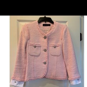 Iso of this Zara tweeted blazer in size xs or s